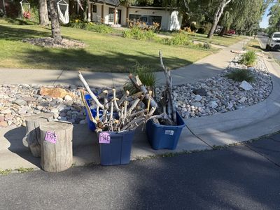 FREE: Rustic Wooden Chairs & Firewood/Branches for Kindling/Crafts - Great for DIY!