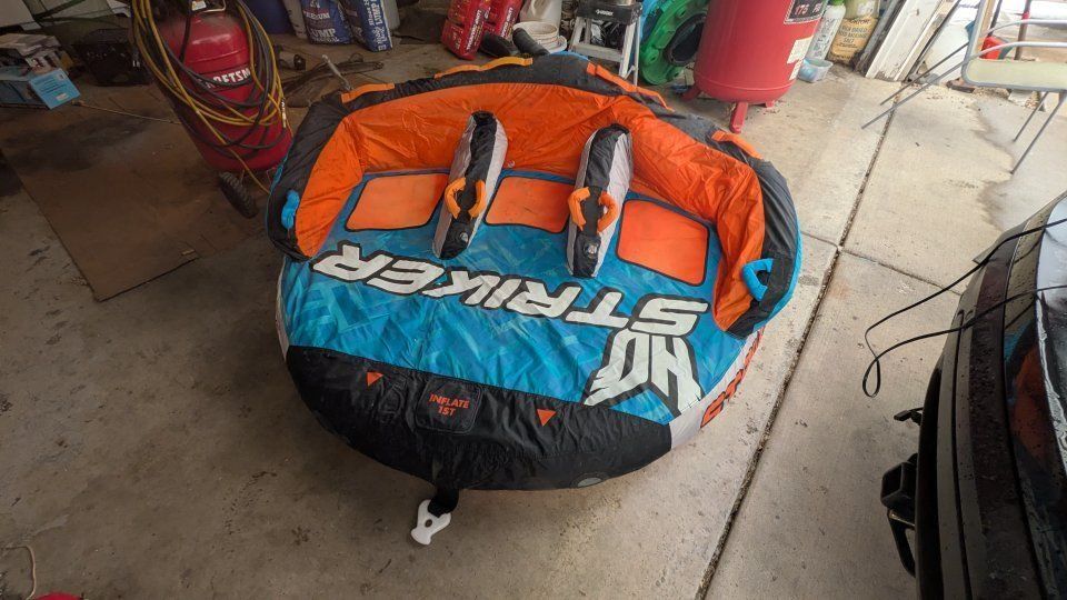 Striker Water Tube - 3 person inflatable towable tube