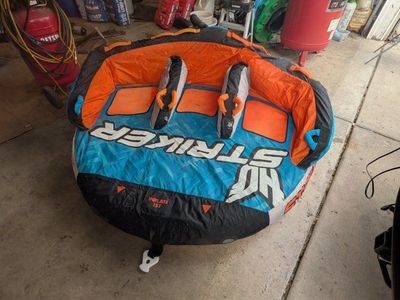 Striker Water Tube - 3 person inflatable towable tube