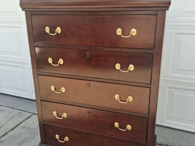 extra extra tall pine wood 6 drawers dresser/linda