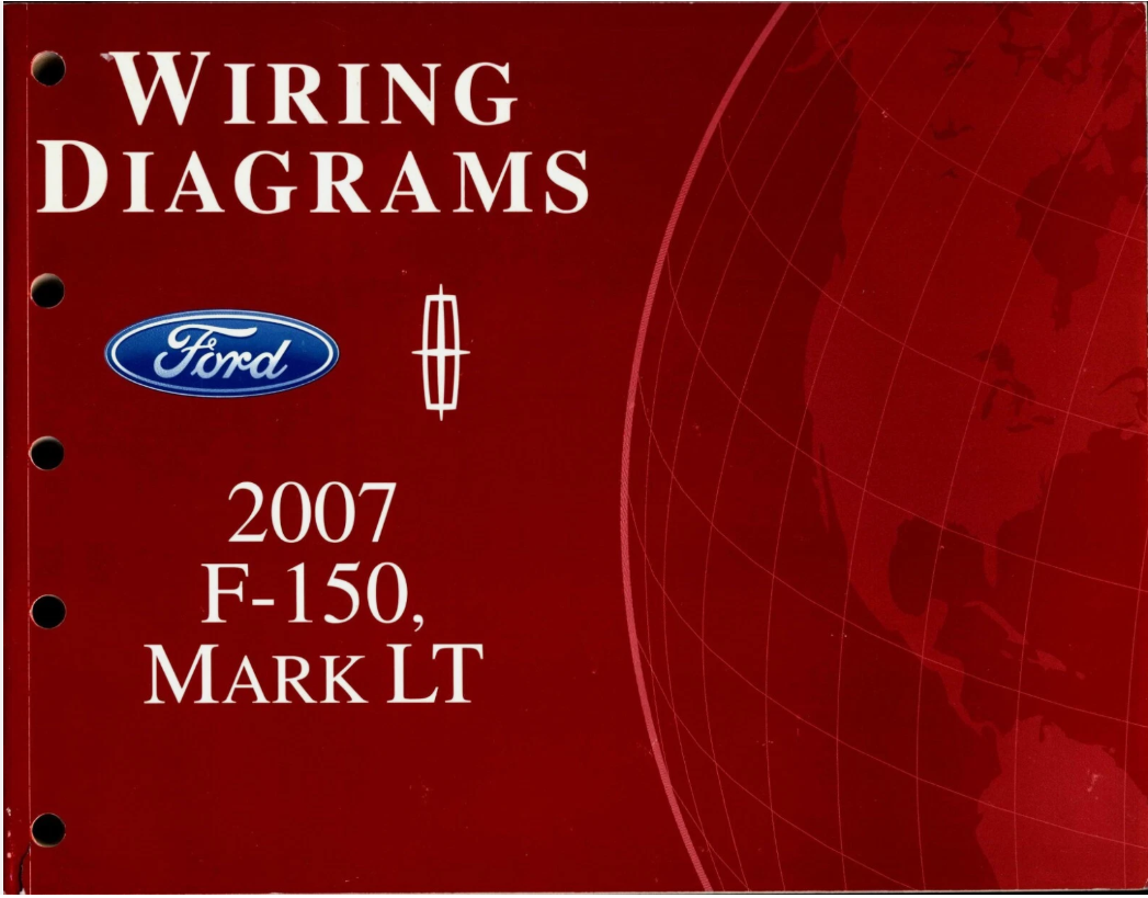 2007 F-150 Lincoln Mark LT Truck wiring diagram schematic manual