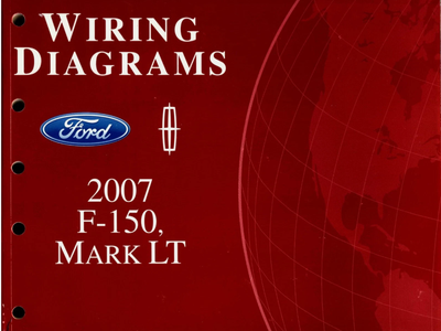 2007 F-150 Lincoln Mark LT Truck wiring diagram schematic manual