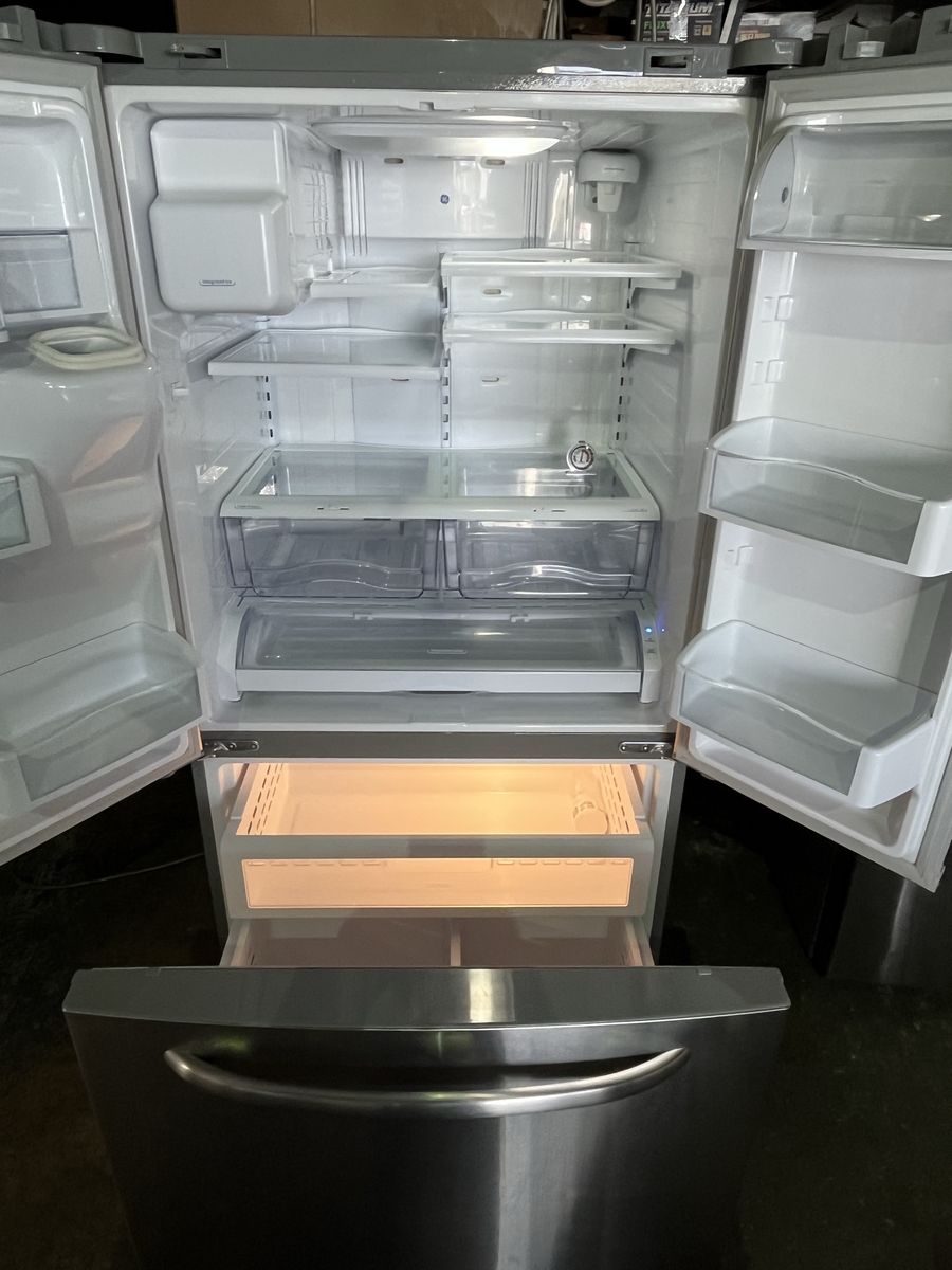 Great GE SS French door refrigerator,free delivery