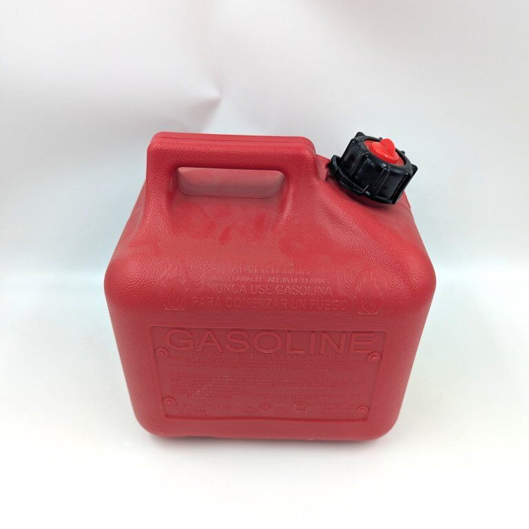 Midwest Can 2 Gallon Gasoline Auto Shutoff Can Red