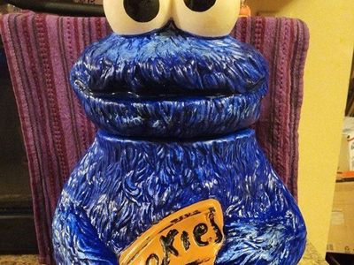 Vintage Cookie Monster Cookie Jar