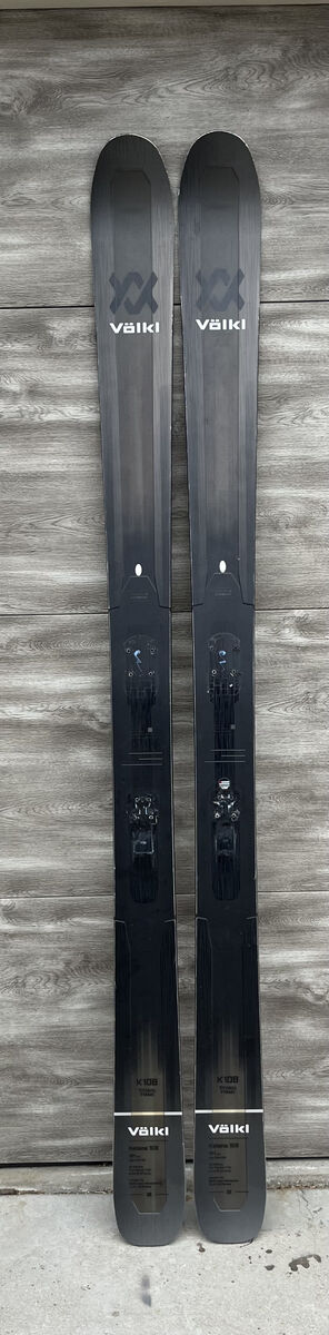 191cm Volkl Katana 108 - mint condition - drilled 1x for pivots 314mm