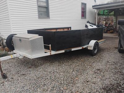 PRICE REDUCED flatbed ATV utility trailer