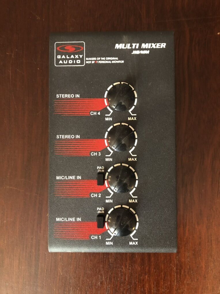 Galaxy Audio Jack In The Box Multi Mixer