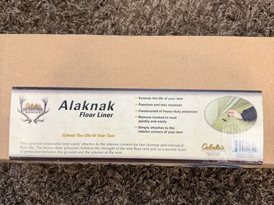 Cabelas Alaknak 12 x 20 floor liner