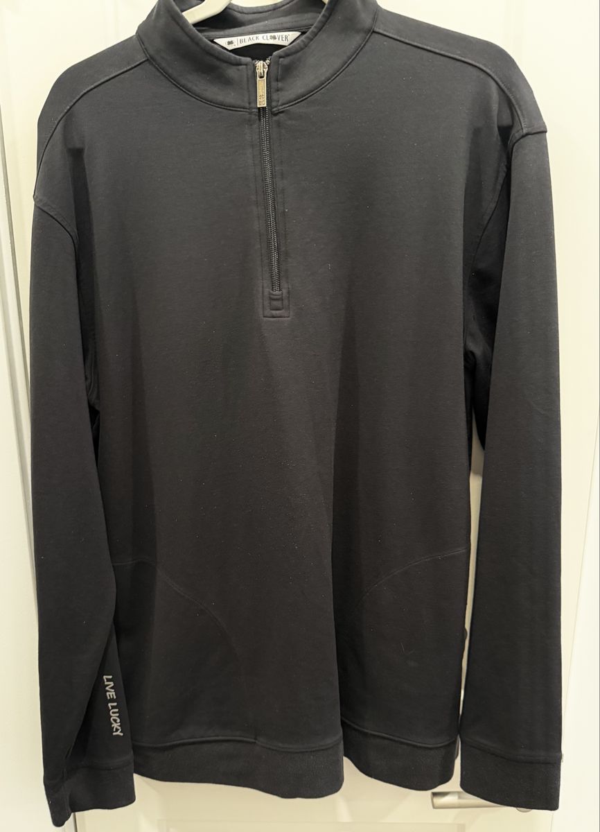 Black Clover Live Lucky Quarter Zip Black XL