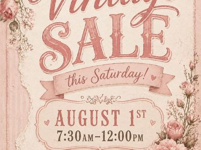 Vintage Sale - August 1st - 5370 W Delfina Ct, West Valley City, UT 84120
