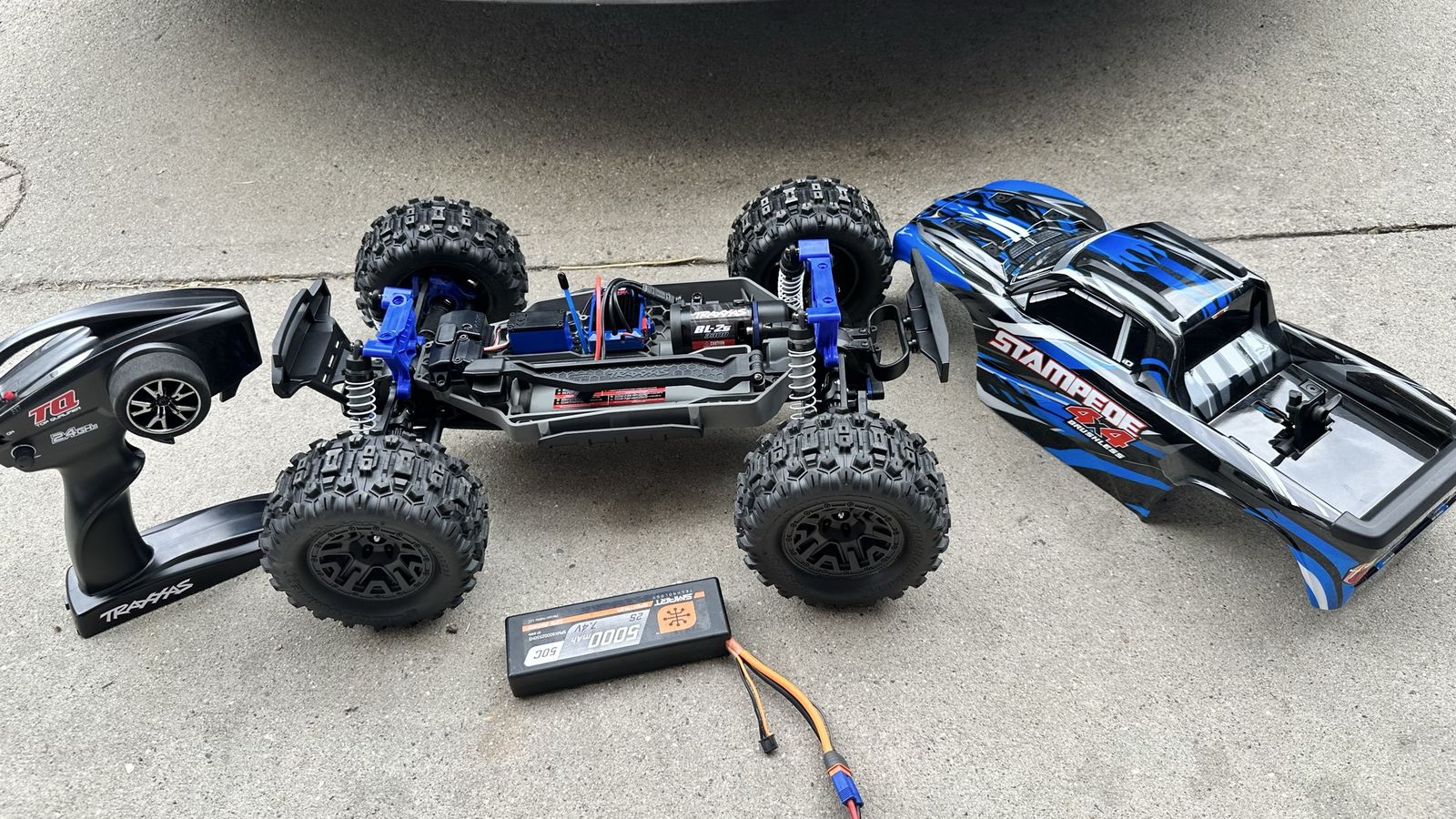 Traxxas Stampede 4X4 Brushless RC Truck With Battery 