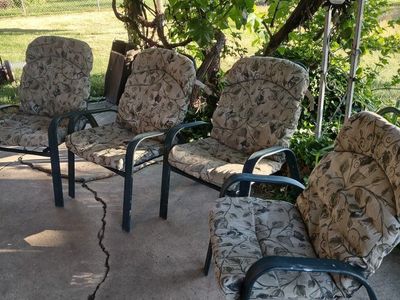 Patio deck porch chairs set of 4