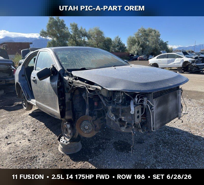 2011 Ford Fusion Parts - UTPAP Orem