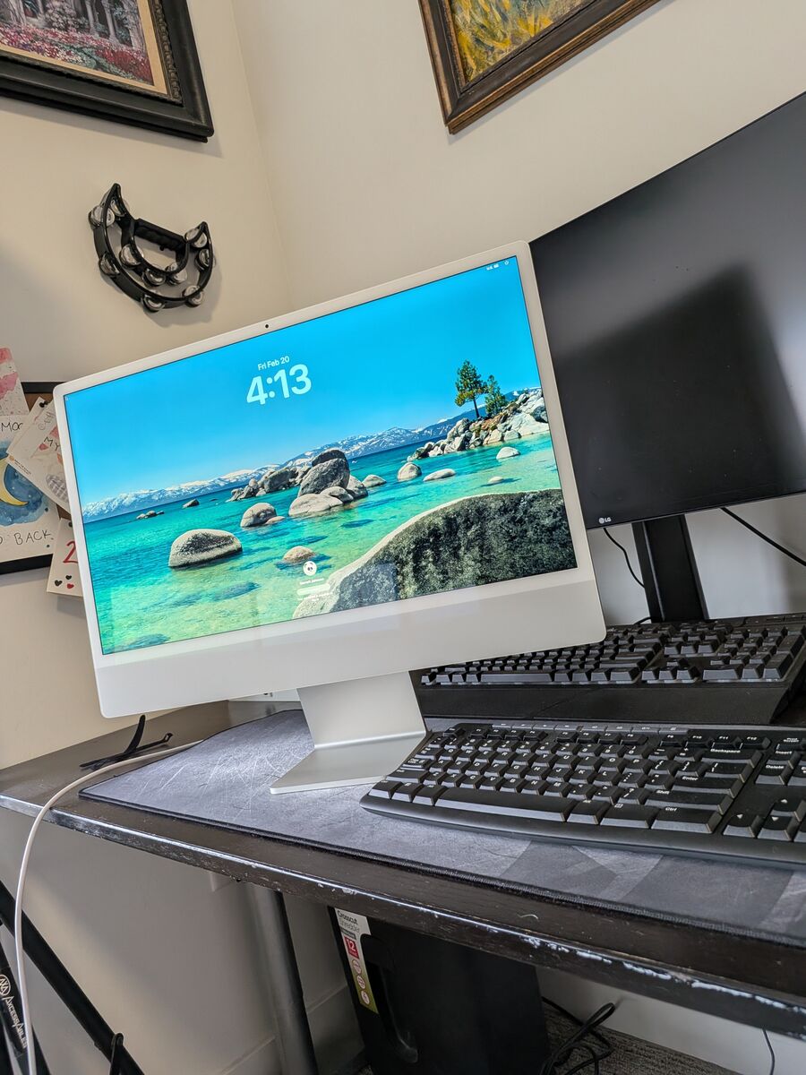 2021 24-inch M1 iMac - Silver - Like New Condition