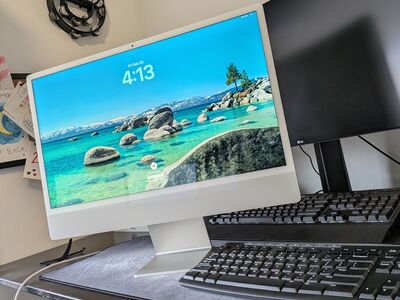 2021 24-inch M1 iMac - Silver - Like New Condition