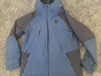 Oakley Blue/Grey Ski/Snowboard Jacket - Men's XXL Regular Fit (Used)