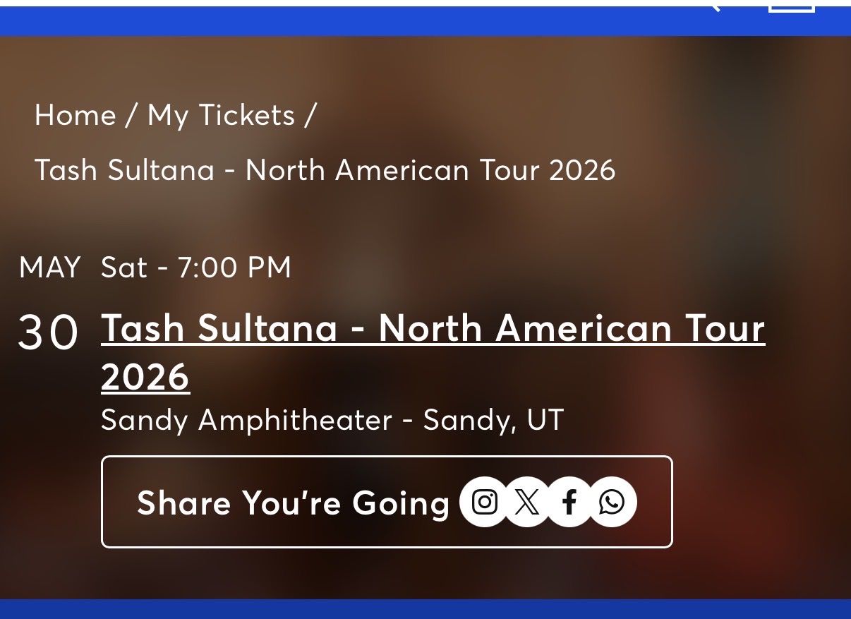 Tash Sultana ticket (1)