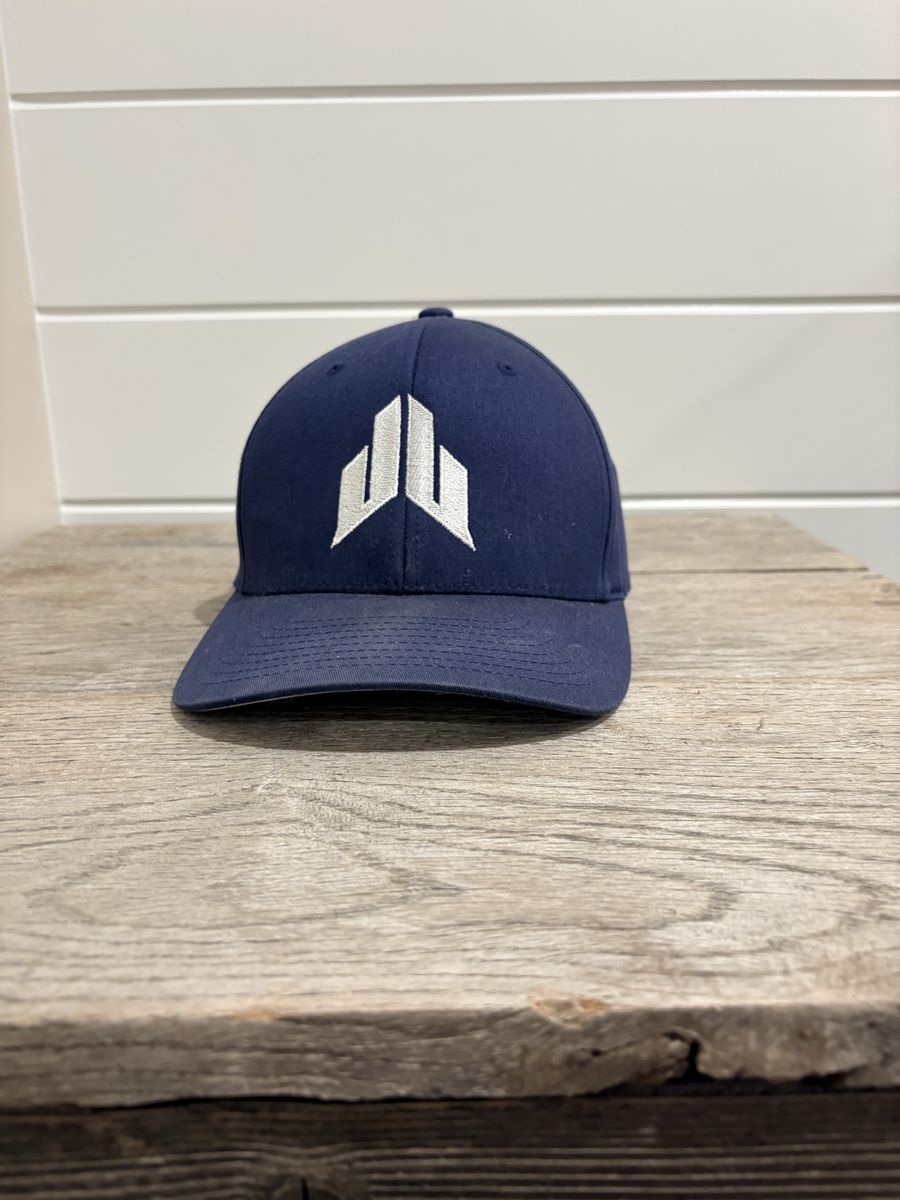 JJ Watt X Reebok Navy Blue Baseball Cap Hat Embroidered “JJ” Logo One Size Fits All