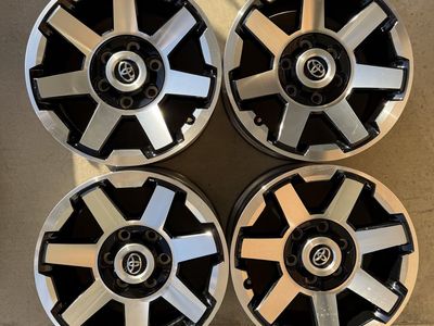 1995-2020 Toyota Tacoma FJ 4Runner TRD Off-Road 7 Spoke OEM Wheels - 17x7.5