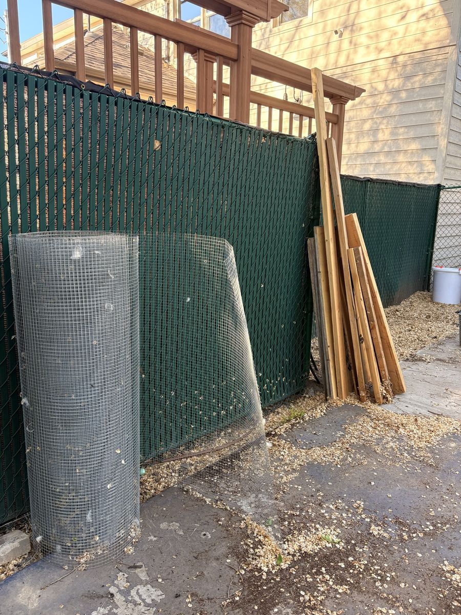 Free firewood + wire fencing