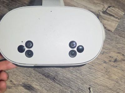 meta quest 3 vr headset with batman game