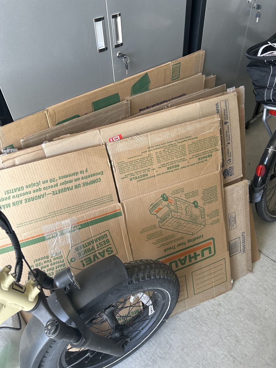 18 U-Haul Moving Boxes - Mixed Sizes (Medium, Small, Large) - Reusable & Eco-Friendly