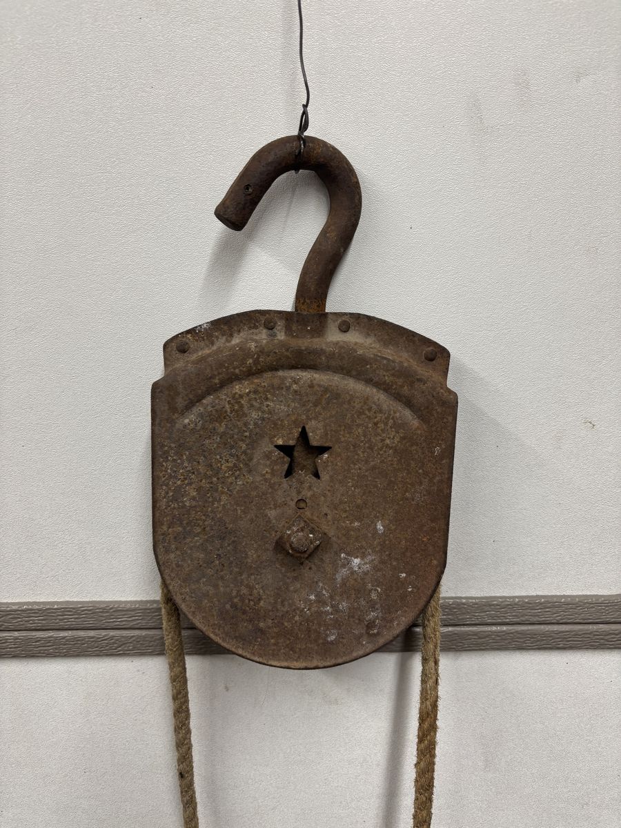 Antique Metal Pulley