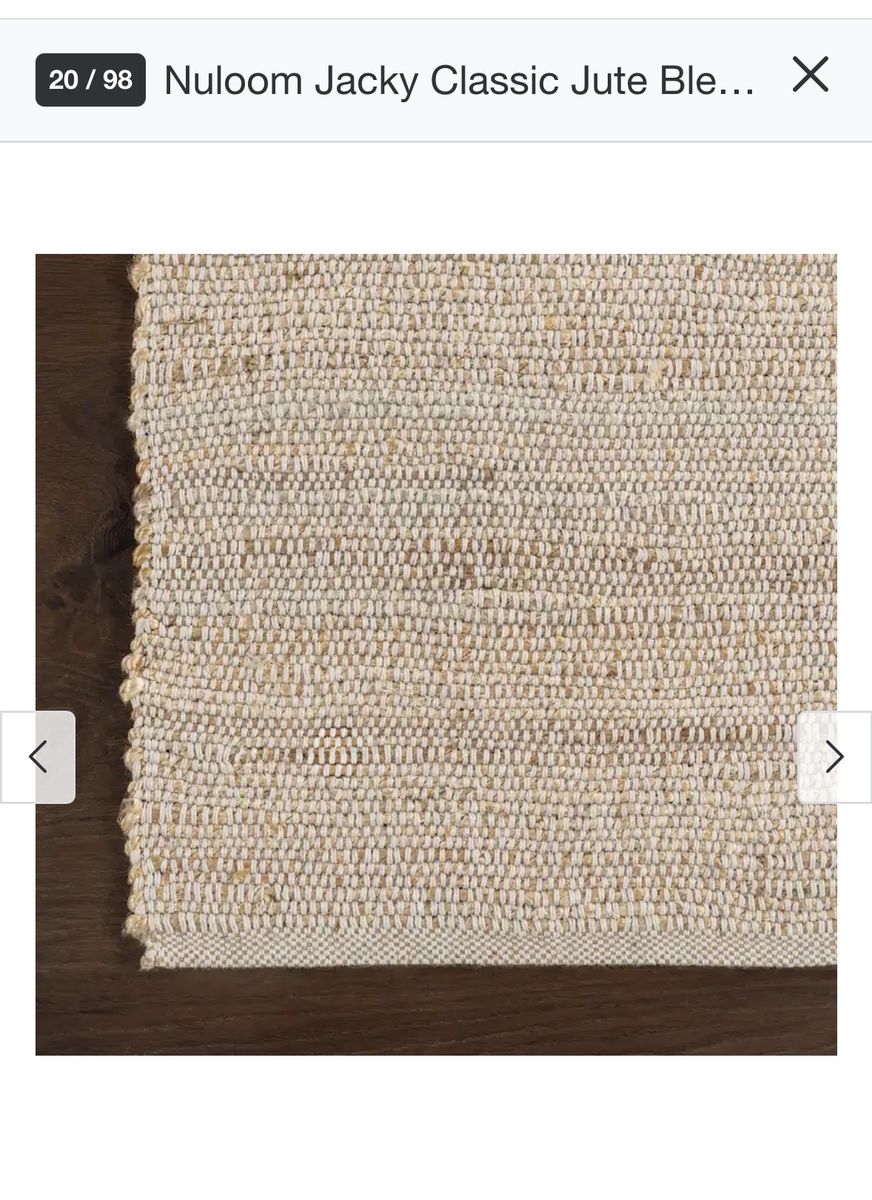 Large Natural Color Area Rug