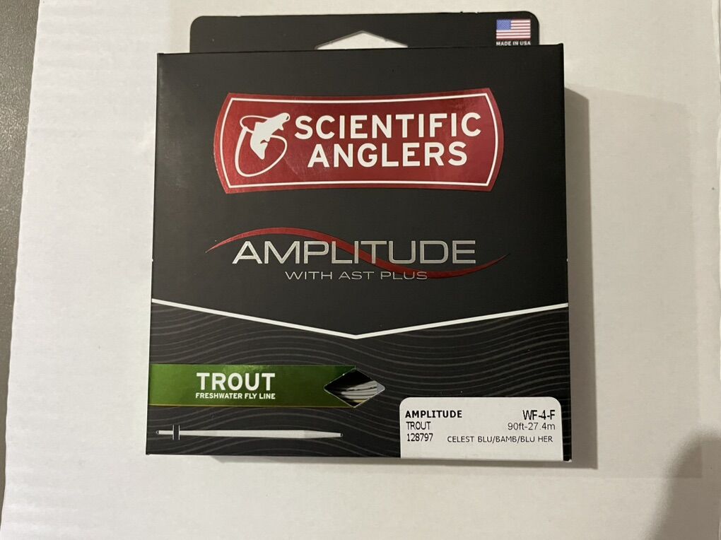 NIB SA Amplitude Trout Textured Fly Line 4wt