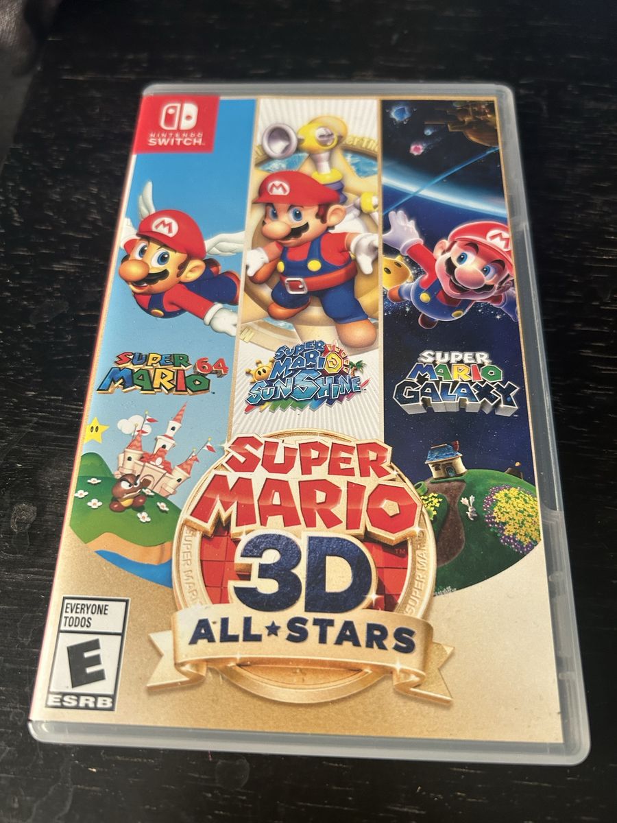 Nintendo Switch Super Mario 3D All-Stars Game - Pre-Owned, Excellent Condition, Classic Mario Adventures