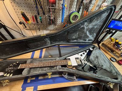 Epiphone Flying V Electric Guitar Ebony (Inspired by Gibson Model)