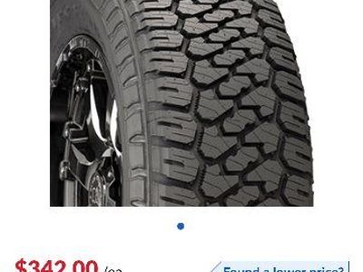 Firestone Destination X/T LT275/60 R20 All-Terrain Tire 50k Mile Warranty 3-Peak Rated