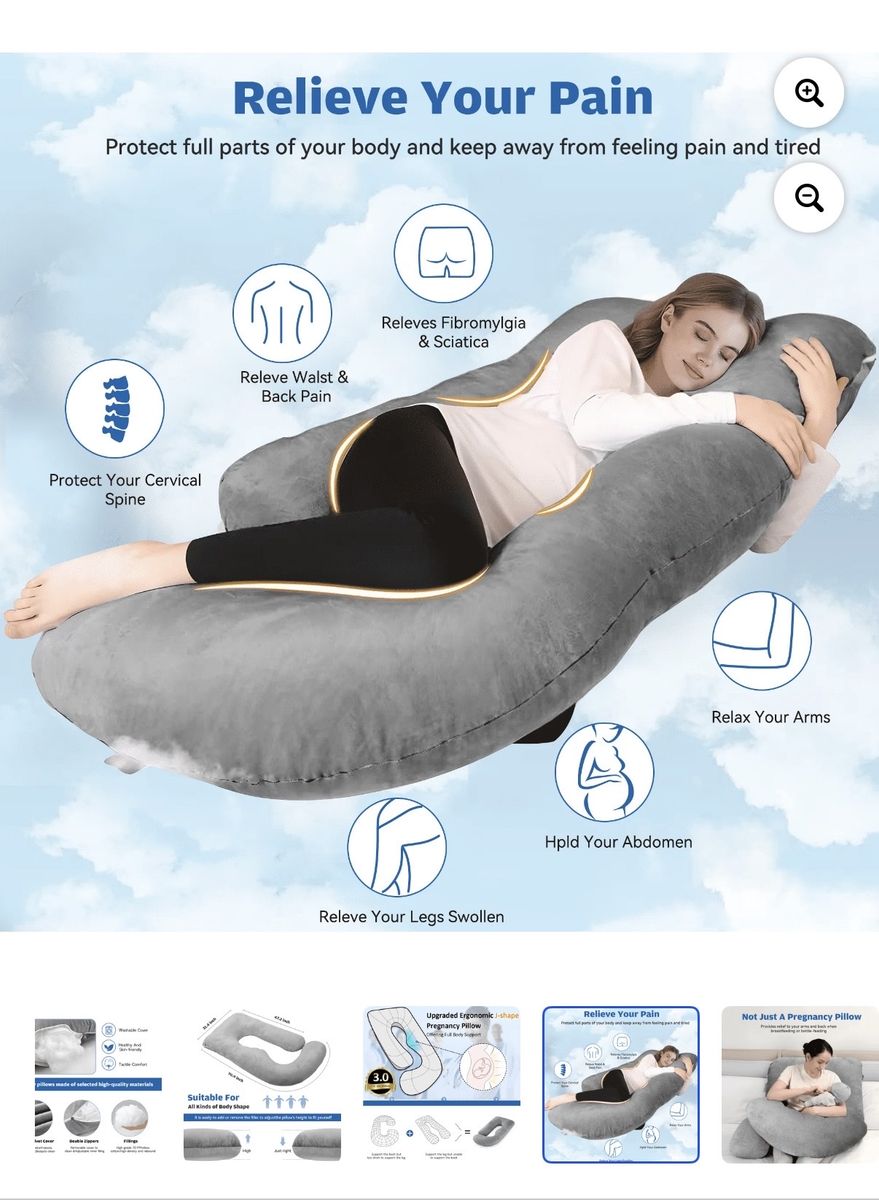 New body pillow / hip surgery pillow/ pregnancy pillow
