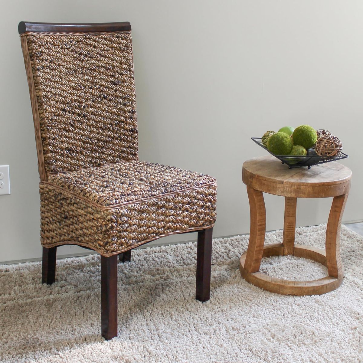 NEW International Caravan Furniture Piece Bunga Hyacinth Dining Chair (Set of 2)
