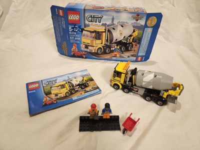 LEGO City 60018 Cement Mixer – 100% Complete w/ Box + Instructions