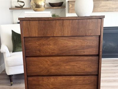 Vintage Mid Century Modern MCM Dresser 4 Drawers