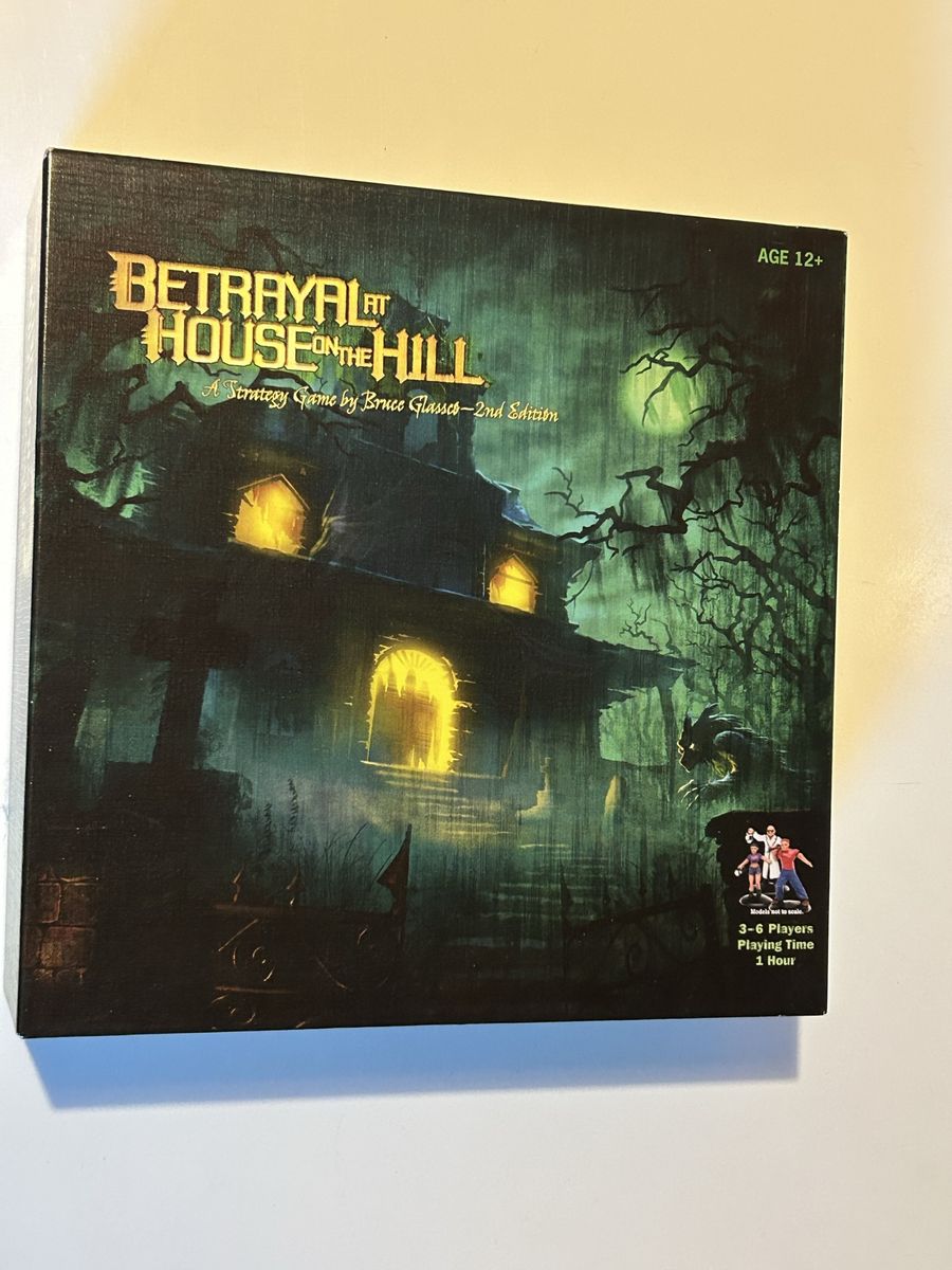 Betrayal at House on the Hill 2nd Ed. Strategy Board Game - Bruce Glassco, Ages 12+, 3-6 Players