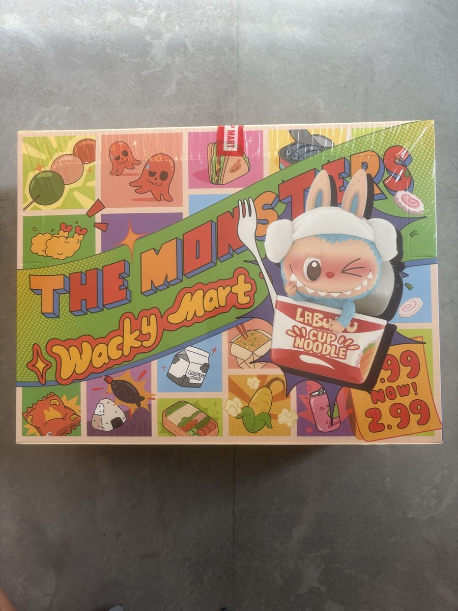 Pop Mart Labubu The Monsters Wacky Mart Series Sealed Case (12 Blind Box) Collectible Figures