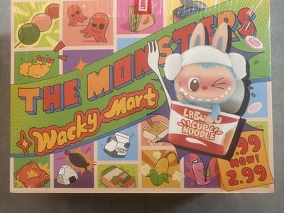 Pop Mart Labubu The Monsters Wacky Mart Series Sealed Case (12 Blind Box) Collectible Figures