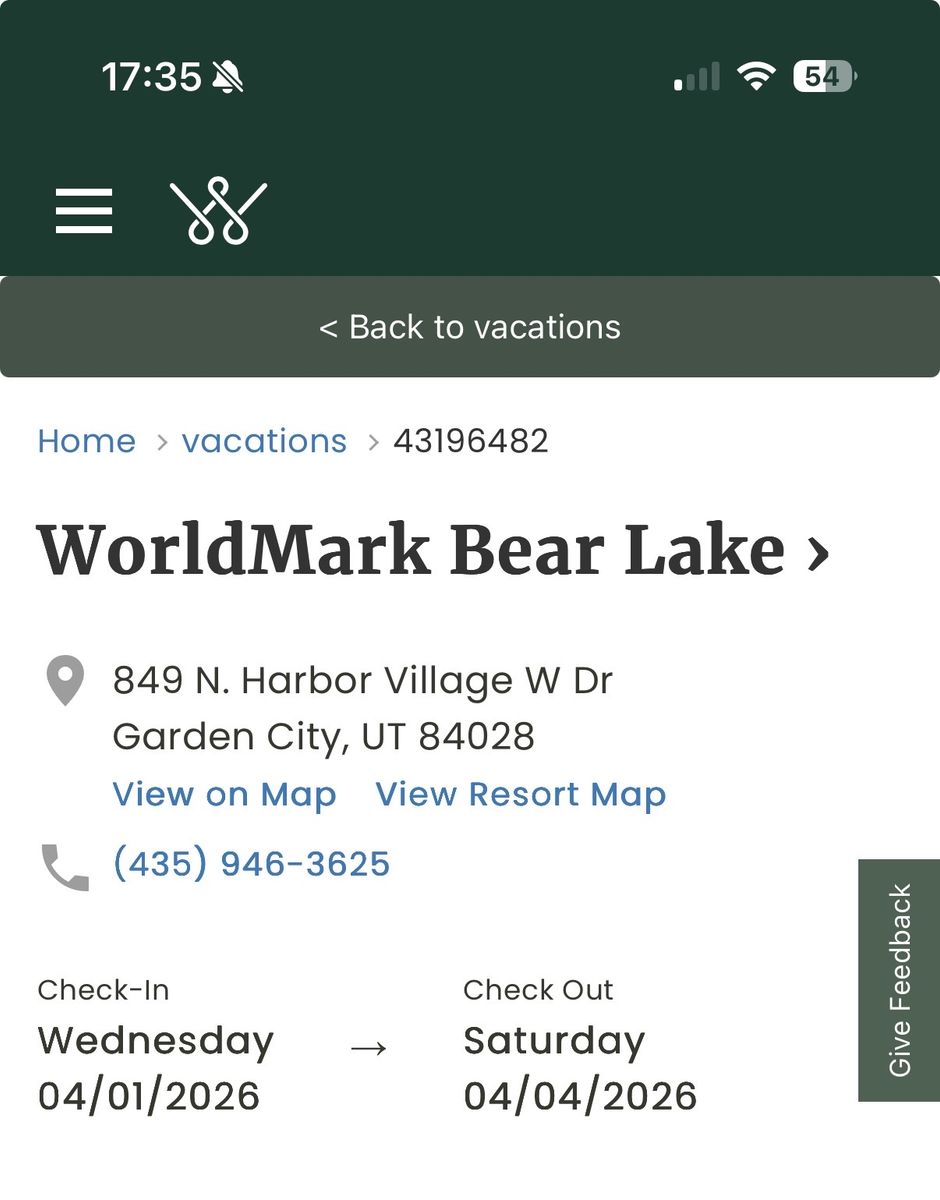 Spring Break At Bear Lake - April 1-4th