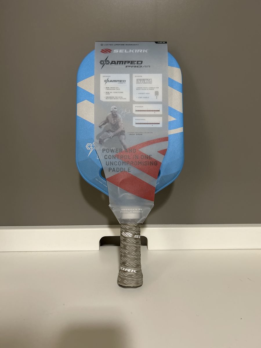 Selkirk Amped ProAir Invikta Pickleball Paddle - New, Longest Face, Long Handle, Max Power/Control