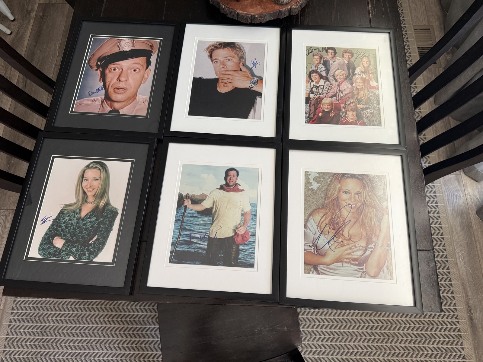 Genuine autographed photos