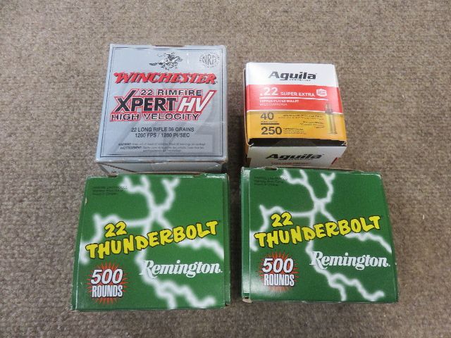 LOT OF 1,750 .22 SHELLS – SELLING AS A LOT FOR A SINGLE PRICE