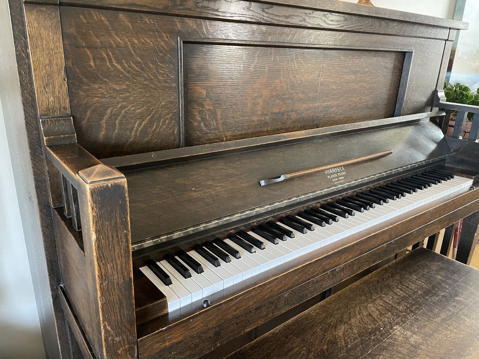 Antique Player Piano Works Great!