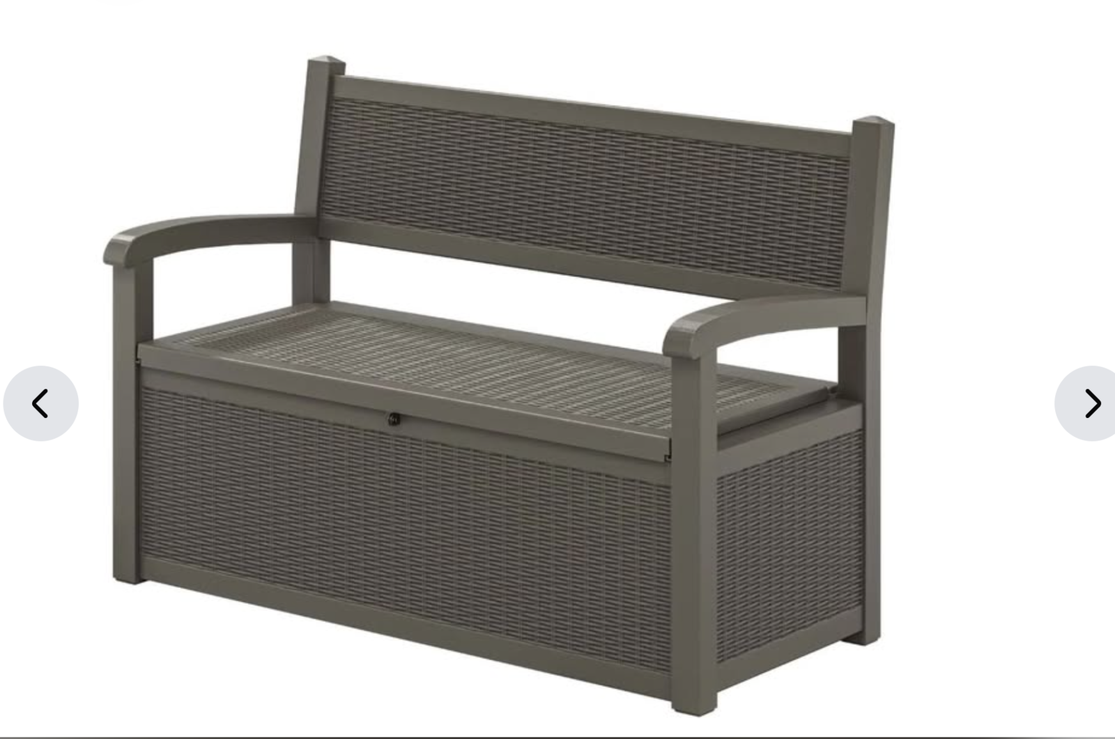 New in Box 70 Gal Outdoor Storage Bench, Outdoor Storage Box Waterproof Design