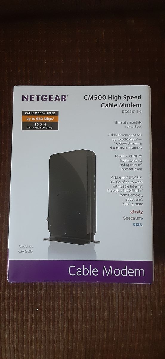 Brand New Netgear CM500 High Speed Cable Modem