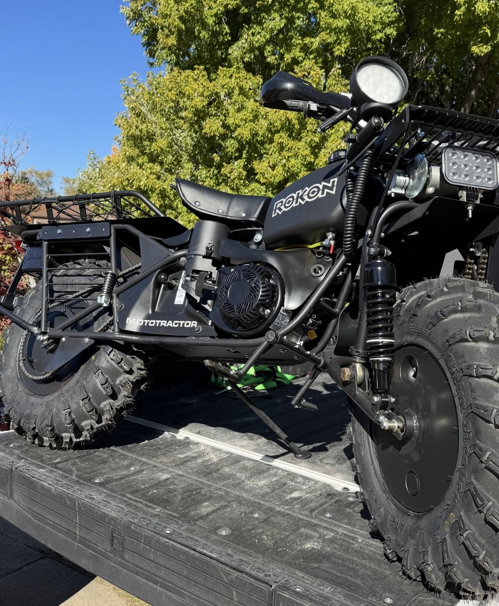 Beautiful 2025 Black Rokon Fire Ranger