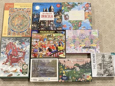 Puzzles! White Mountain Buffalo MC Escher