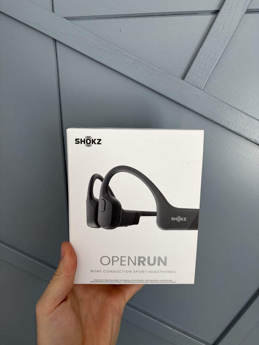 SHOKZ OpenRun Bone Conduction Sport Headphones - Black